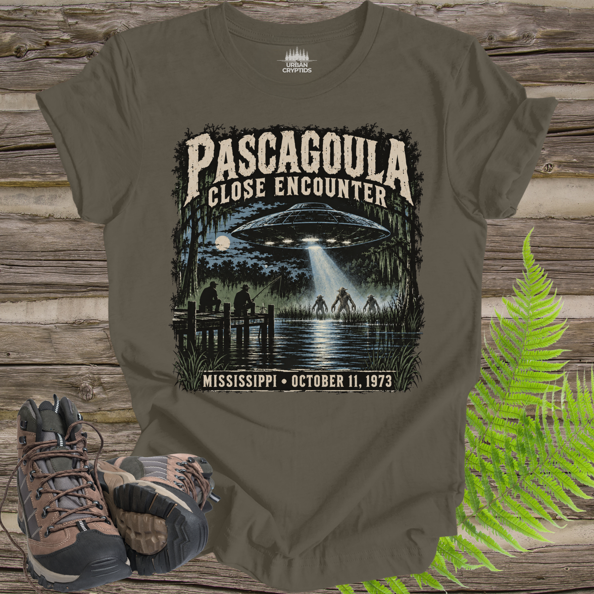 Pascagoula Close Encounter UFO T-Shirt | Mississippi 1973