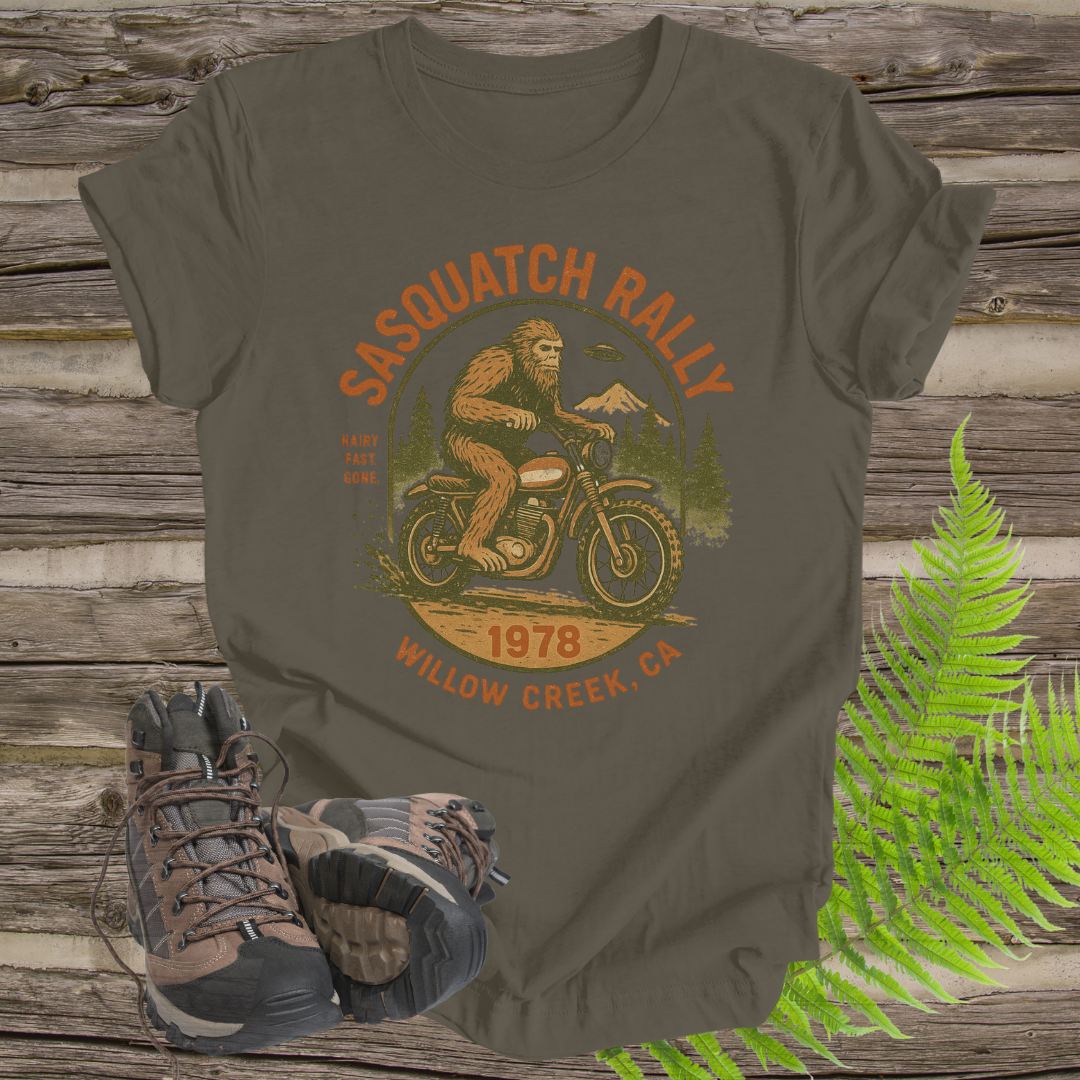 Sasquatch Rally Vintage Bigfoot T-Shirt – Willow Creek, CA