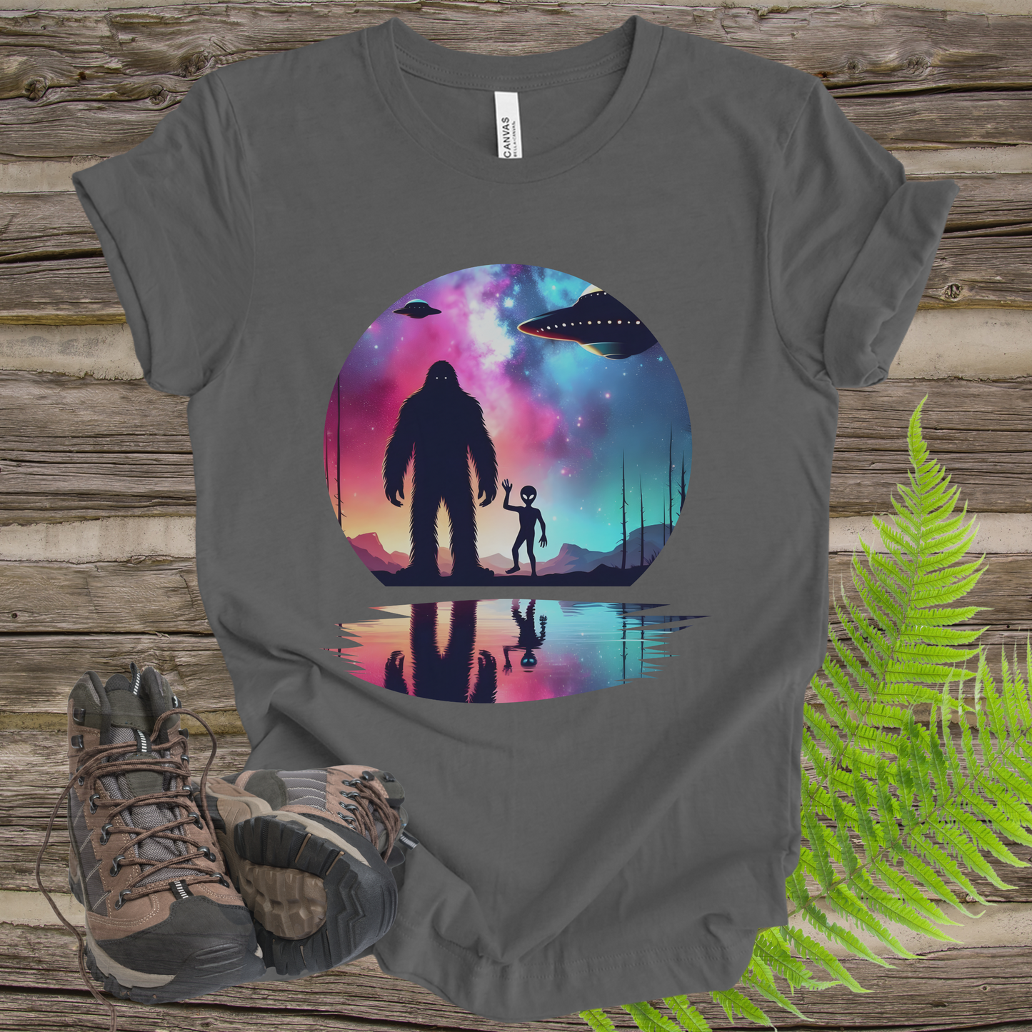 Sasquatch and Alien