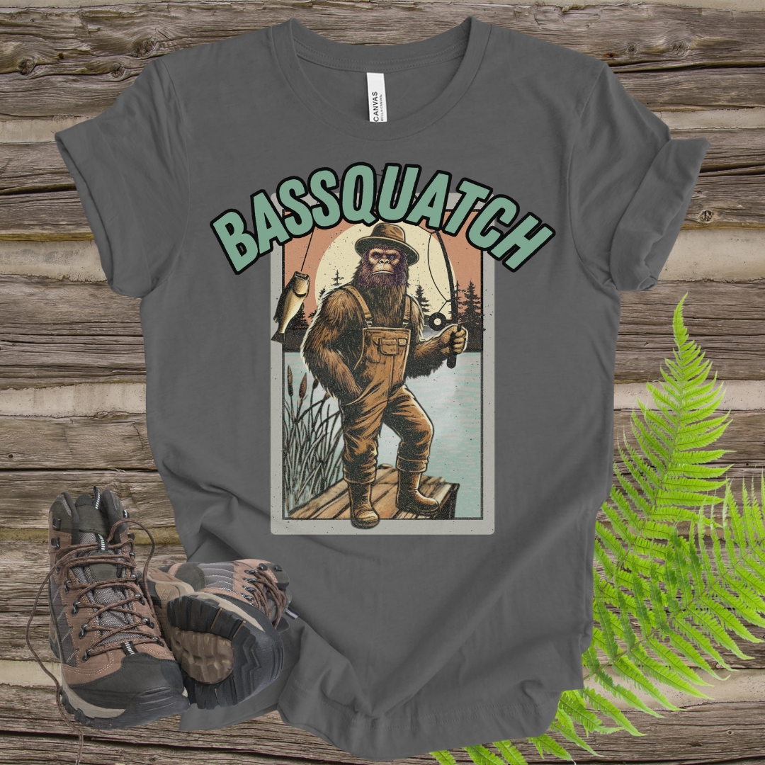 Bassquatch Fishing Tee
