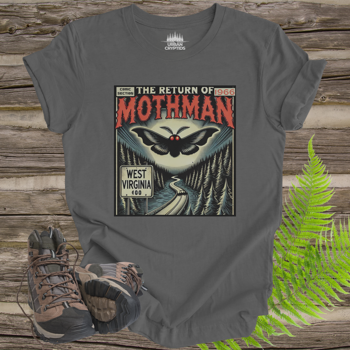 Mothman T-Shirt - West Virginia Legend Unisex Tee
