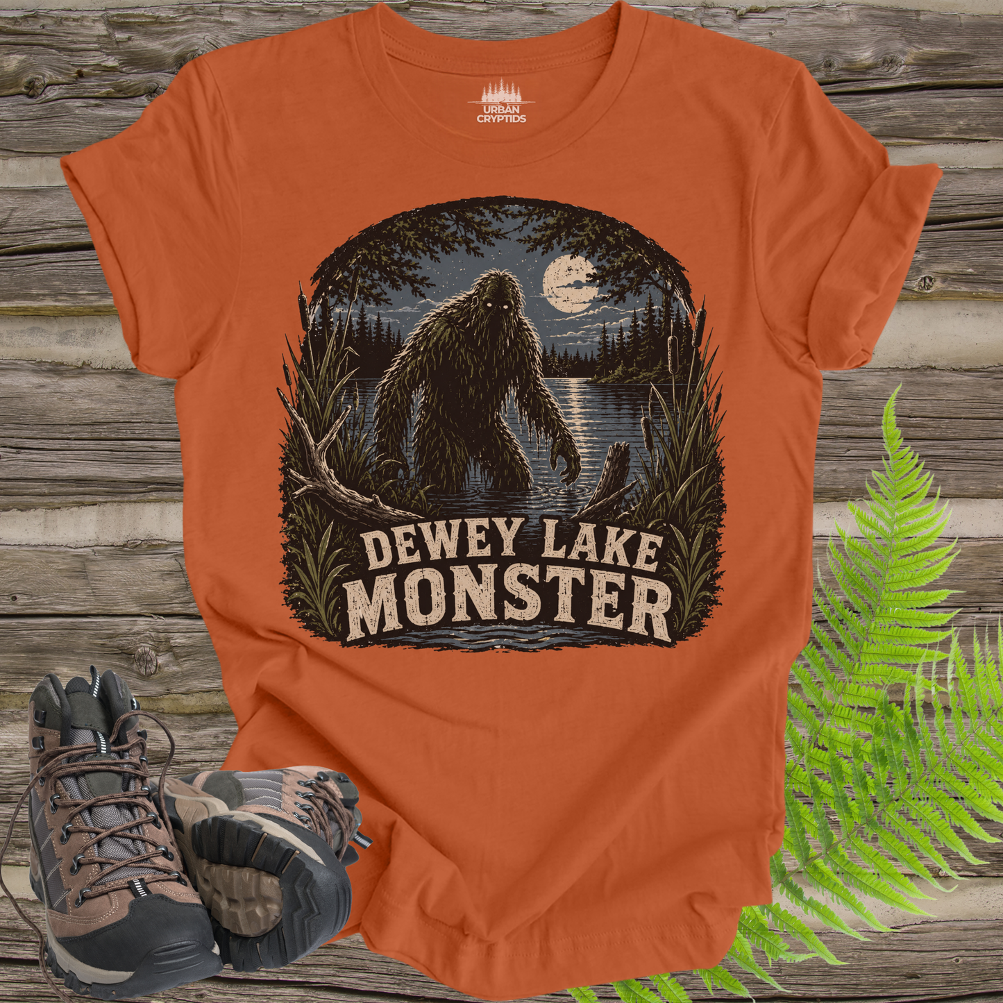 Dewey Lake Monster T-Shirt – Michigan Bigfoot Cryptid Shirt