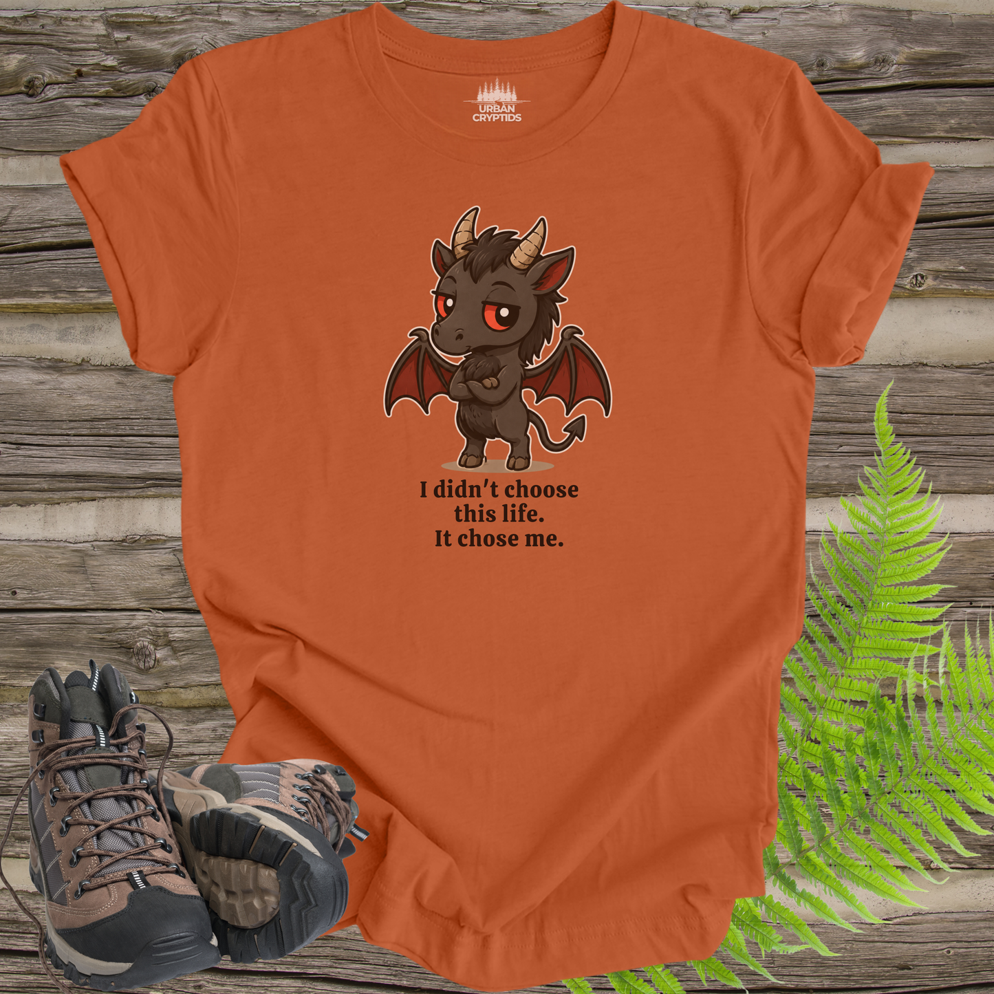 I Didn't Choose This Life | Cute Chibi Jersey Devil T-Shirt