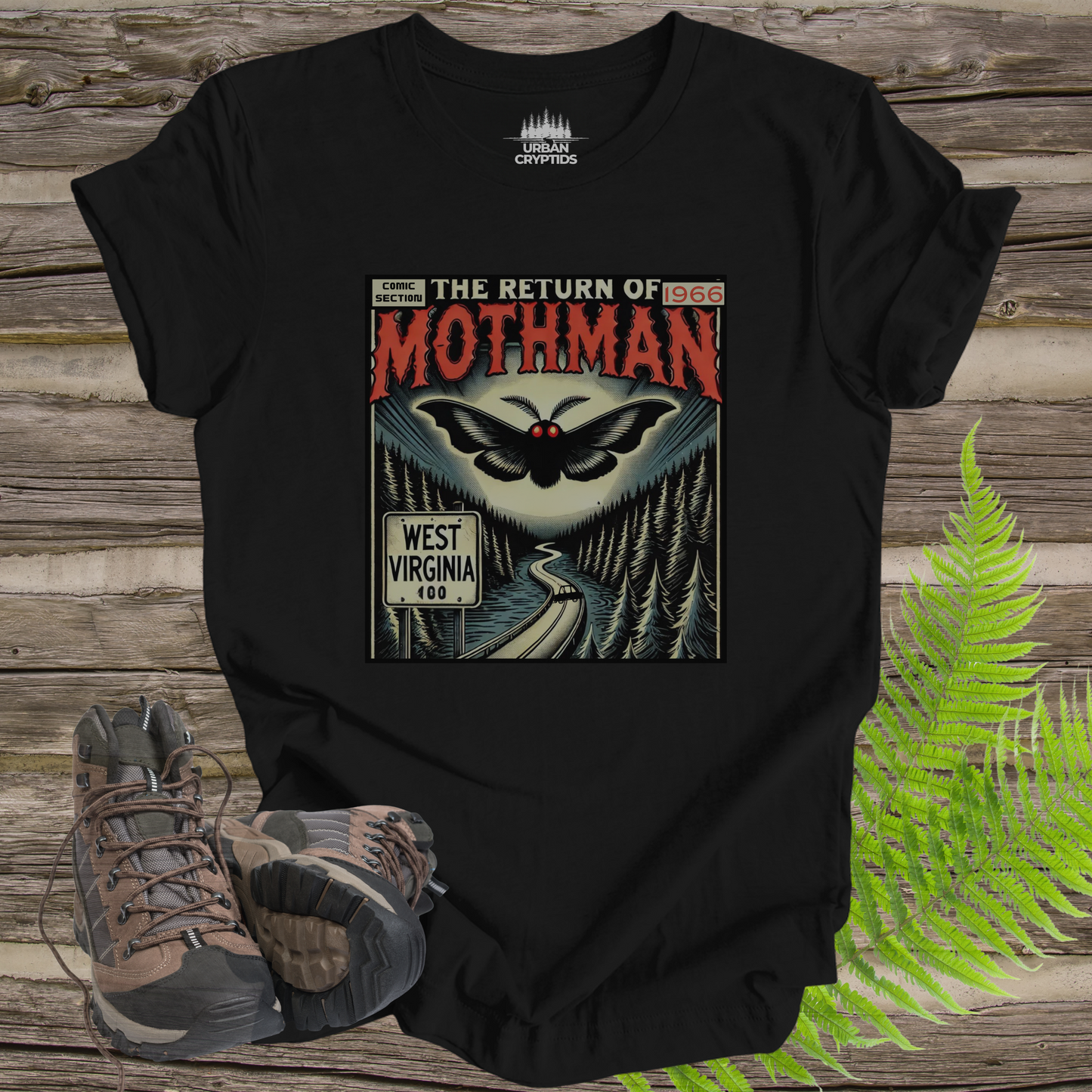 Mothman T-Shirt - West Virginia Legend Unisex Tee