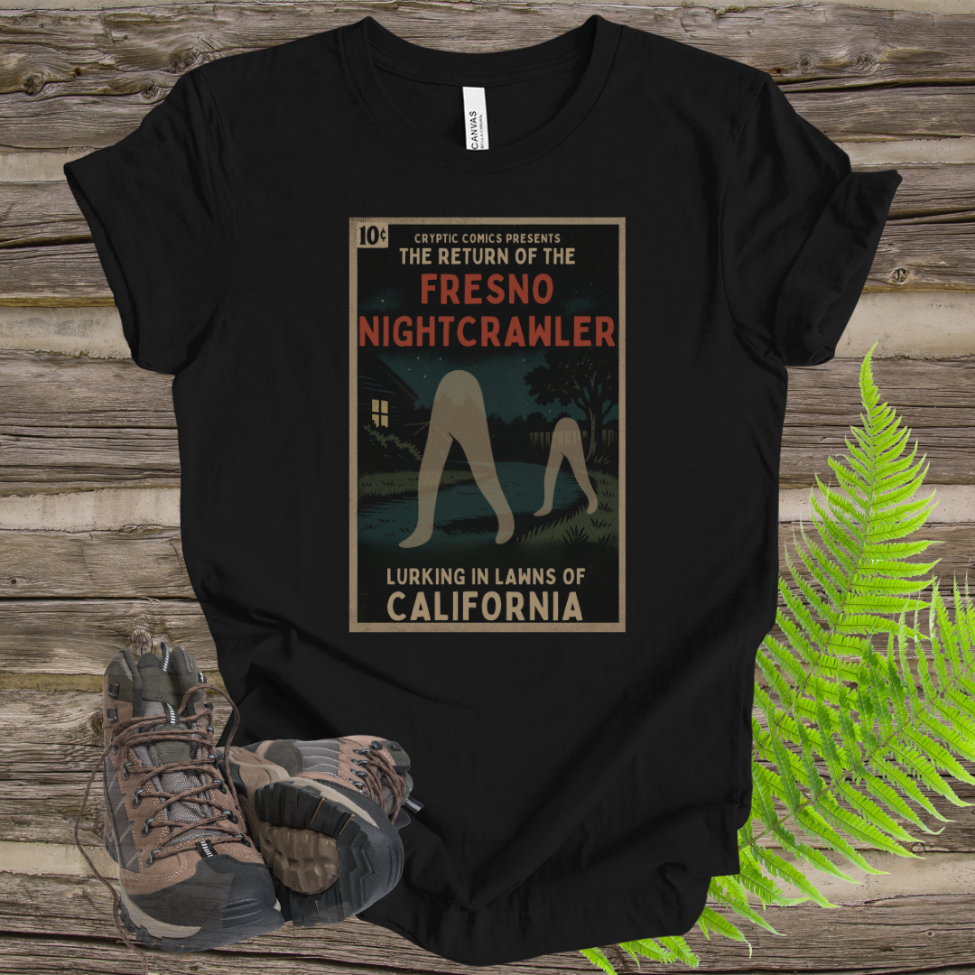 T-Shirt California Fresno Nightcrawler Comic Book Style