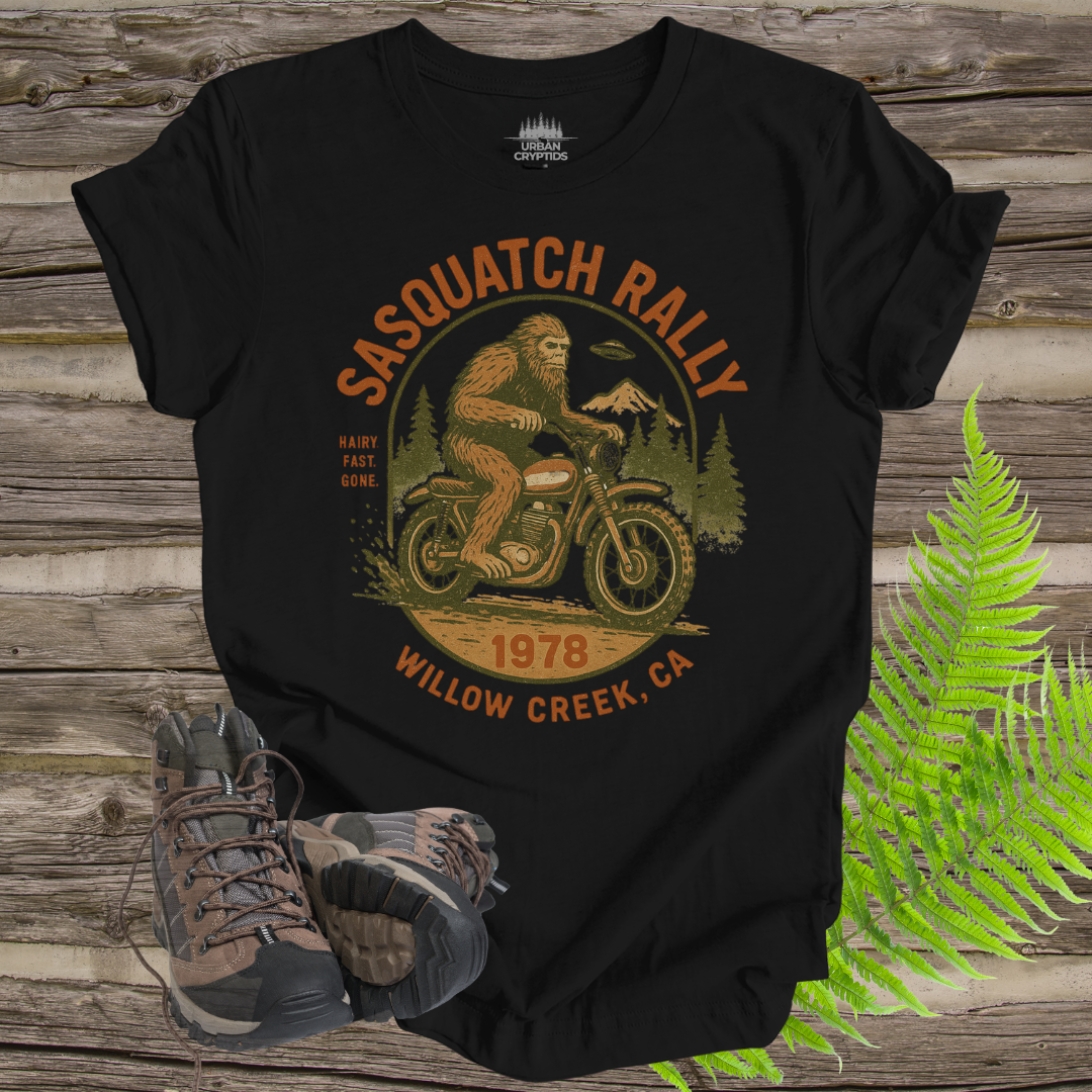 Sasquatch Rally Vintage Bigfoot T-Shirt – Willow Creek, CA
