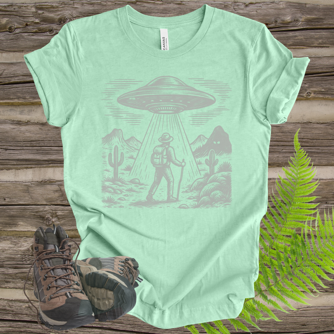 UFO Abduction Hiker Tee