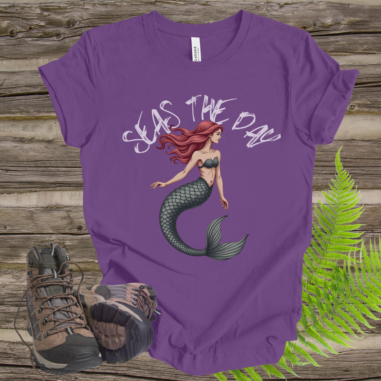 Mermaid Tee - Seas The Day Unisex Jersey Short Sleeve Tee