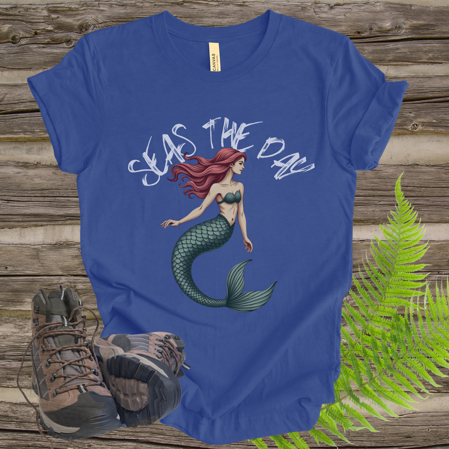 Mermaid Tee - Seas The Day Unisex Jersey Short Sleeve Tee