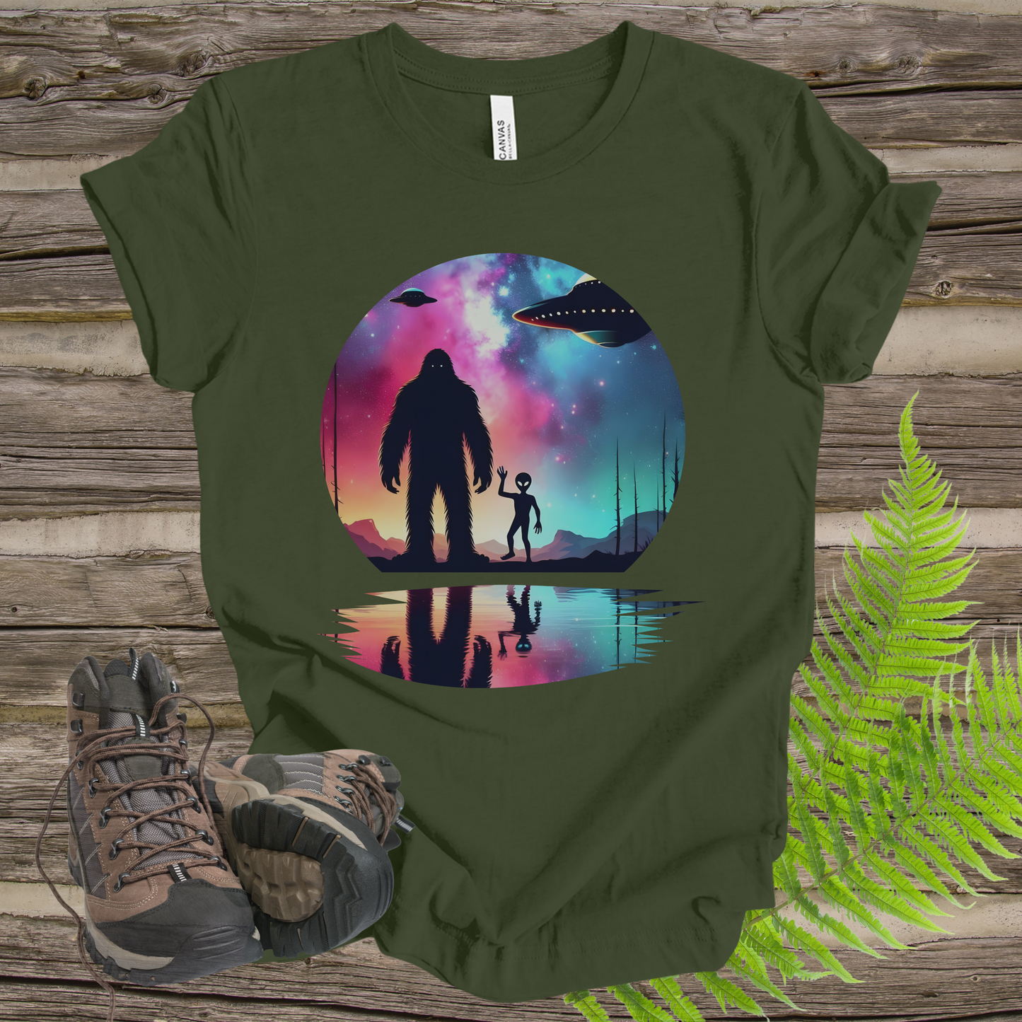 Sasquatch and Alien