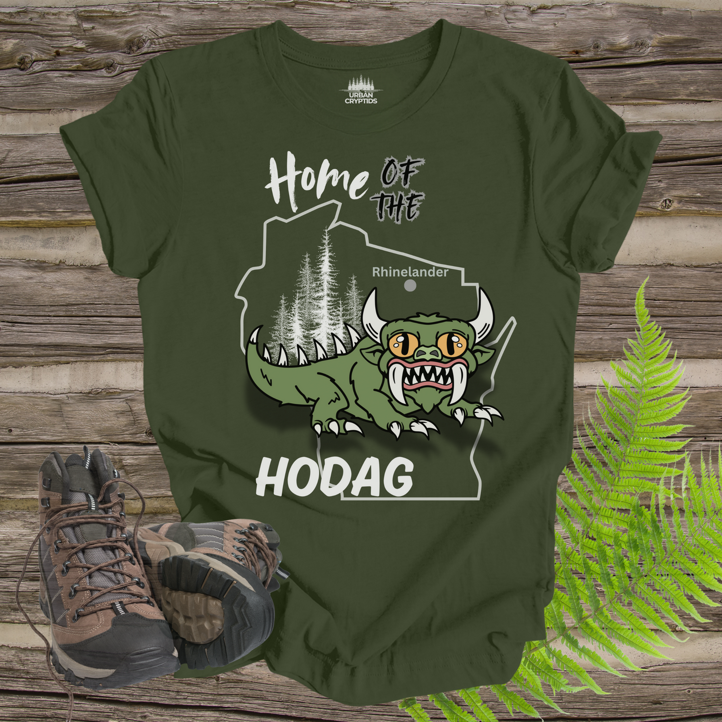 Rhinelander WI Home of the Hodag T-Shirt