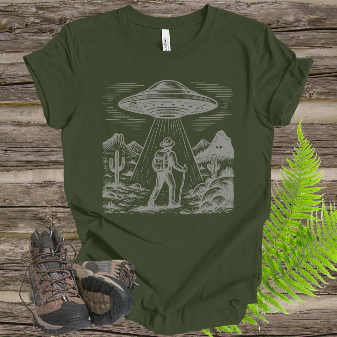 UFO Abduction Hiker Tee