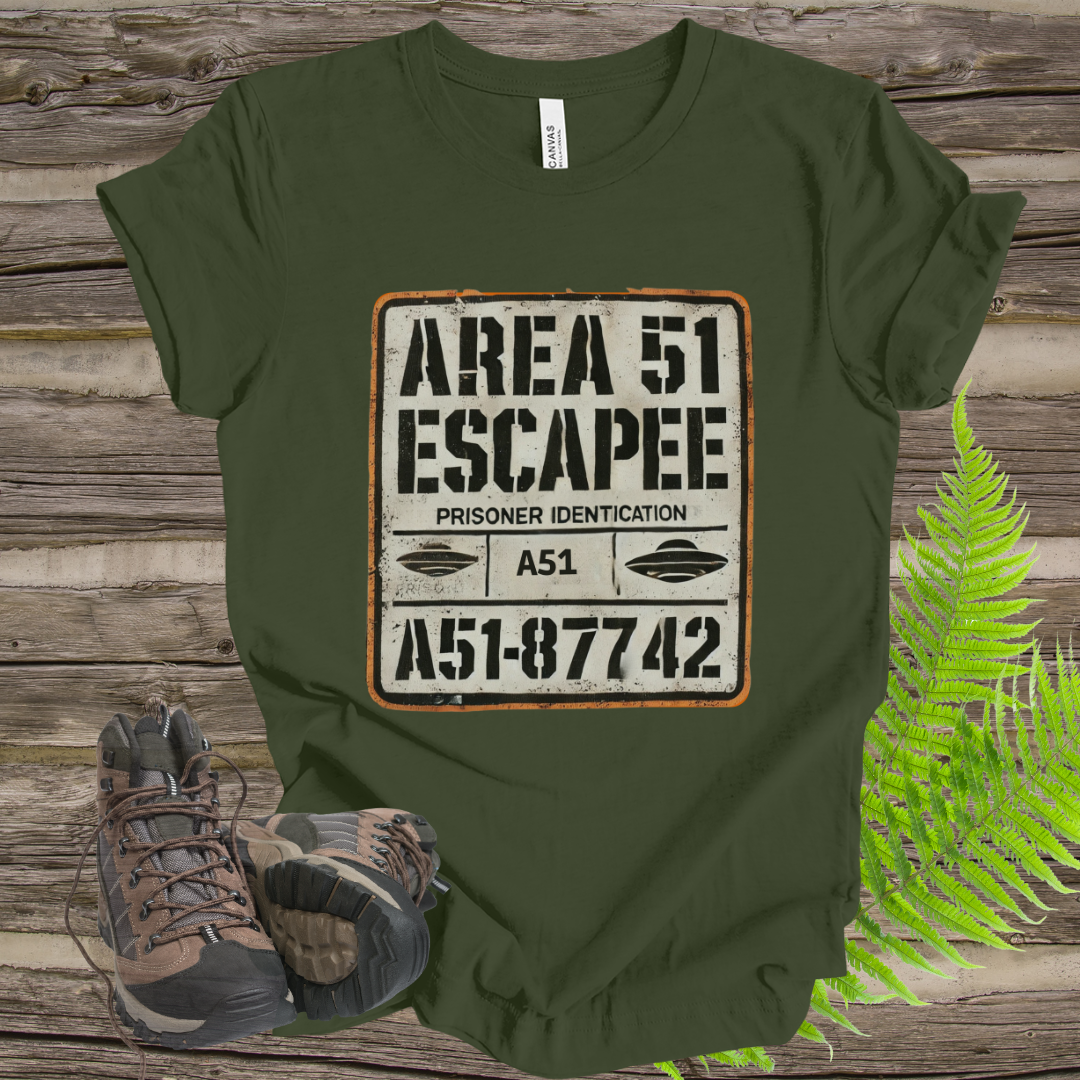 Funny Area 51 Unisex Tee - Area 51 Escapee Shirt