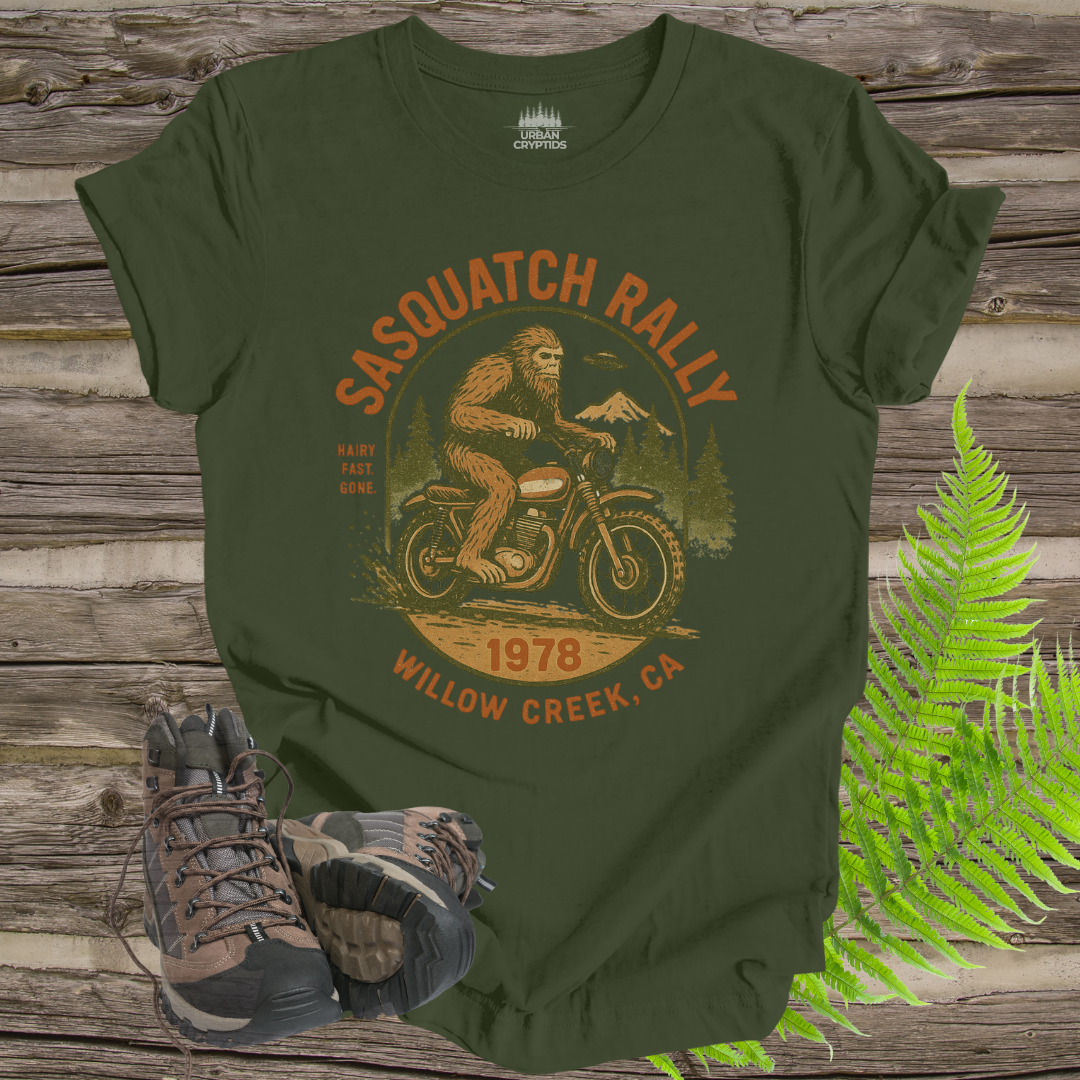 Sasquatch Rally Vintage Bigfoot T-Shirt – Willow Creek, CA