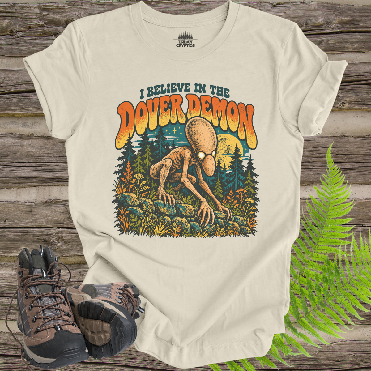 I Believe in the Dover Demon Retro Cryptid T-Shirt