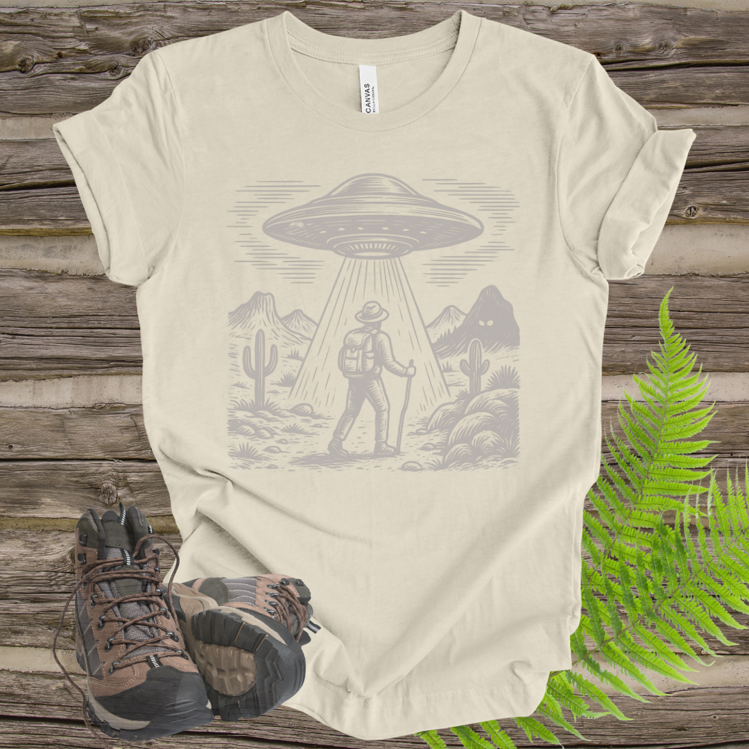 UFO Abduction Hiker Tee