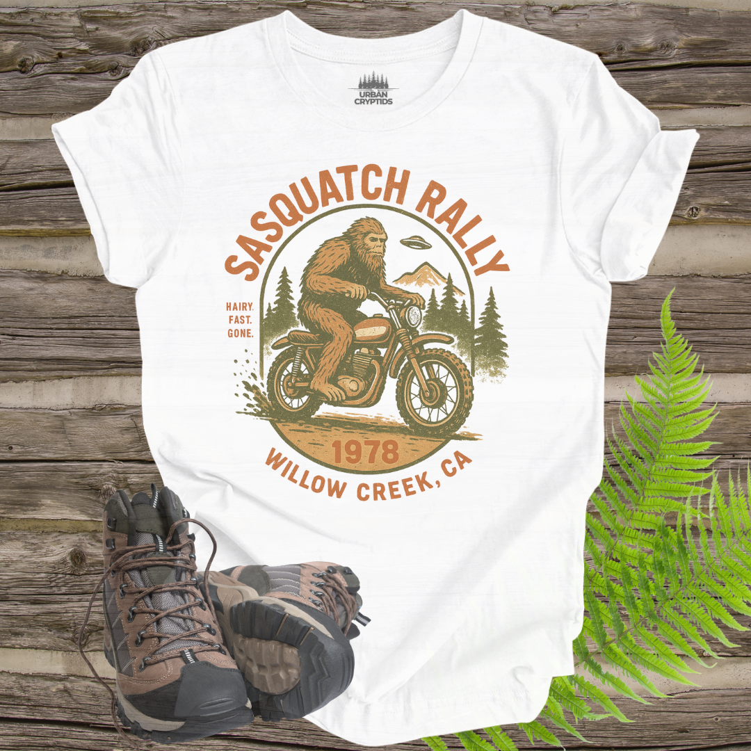 Sasquatch Rally Vintage Bigfoot T-Shirt – Willow Creek, CA