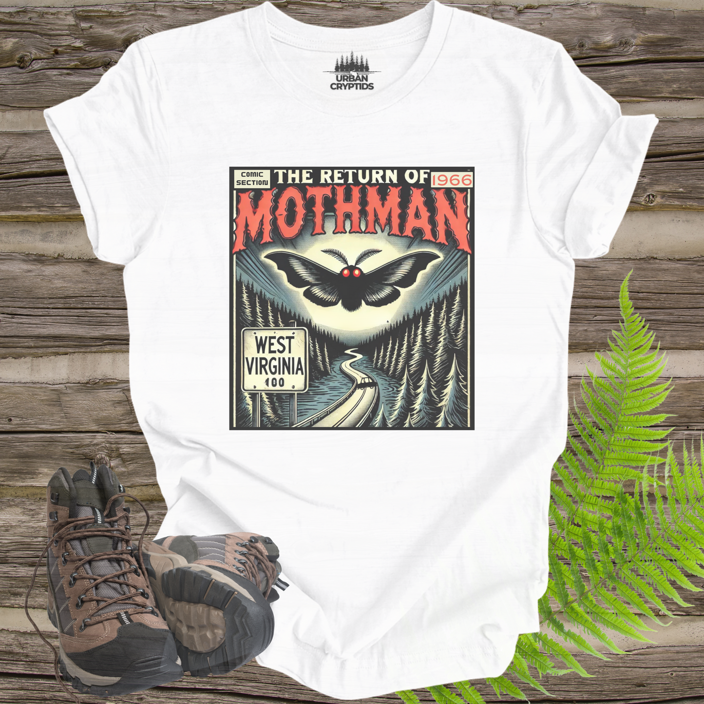 Mothman T-Shirt - West Virginia Legend Unisex Tee