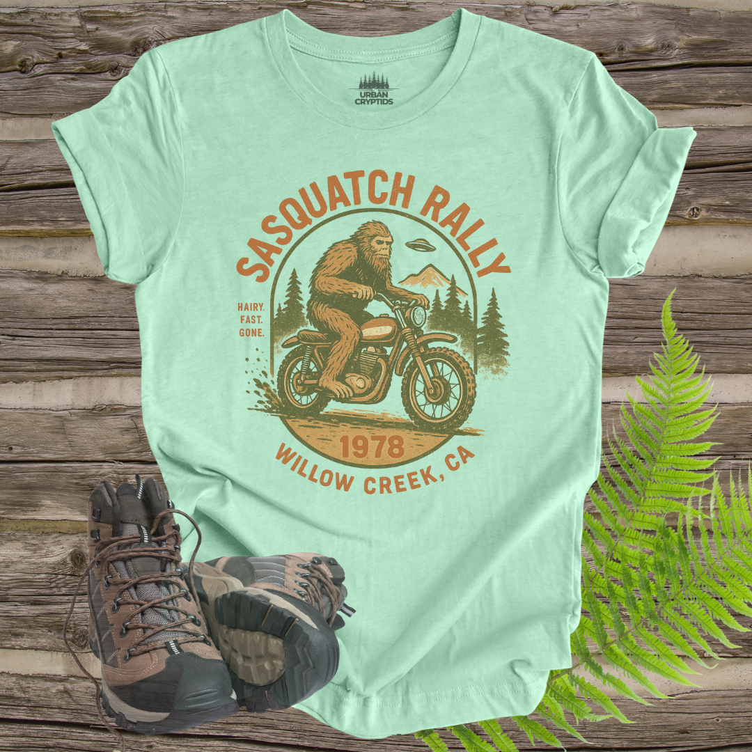 Sasquatch Rally Vintage Bigfoot T-Shirt – Willow Creek, CA