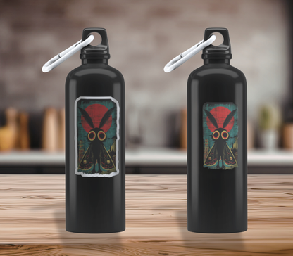 Mothman Vintage Poster Sticker | Cryptid Vinyl Sticker | Urban Cryptids