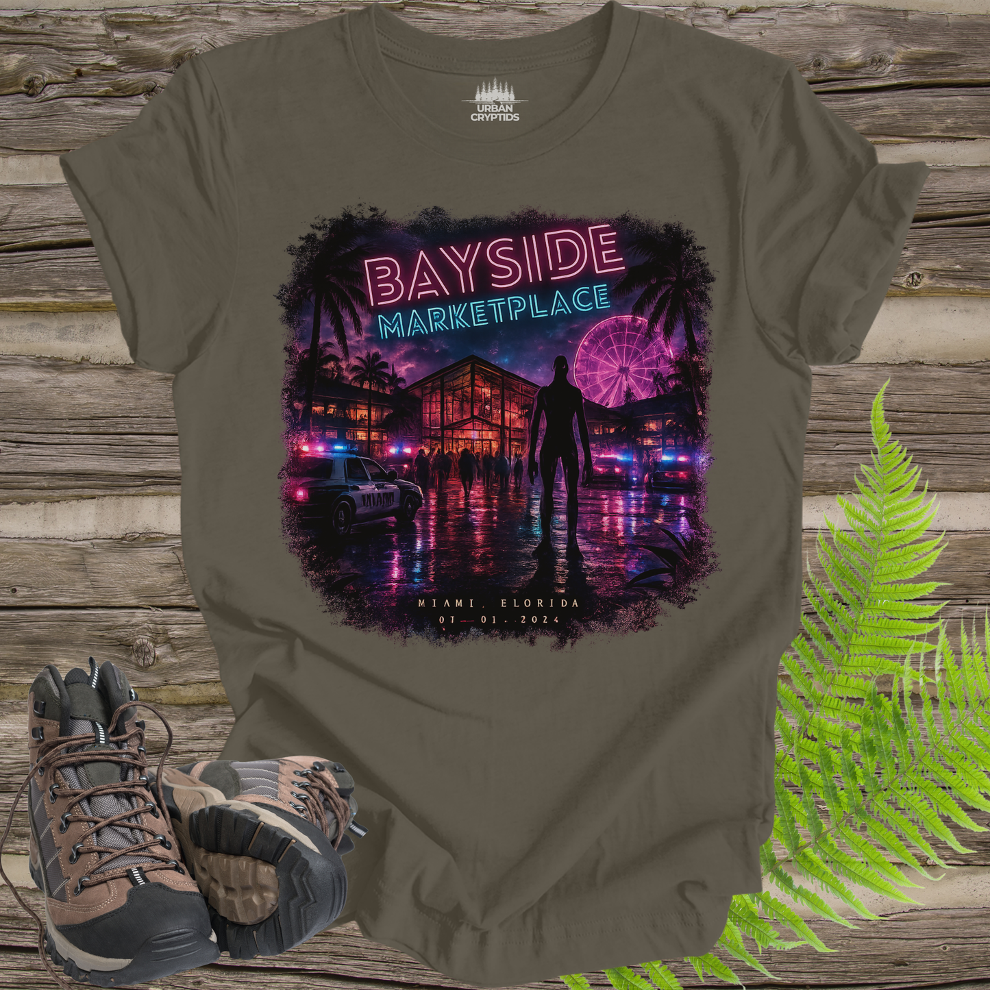 Bayside Marketplace | Miami, Florida Shadow Entity T-Shirt