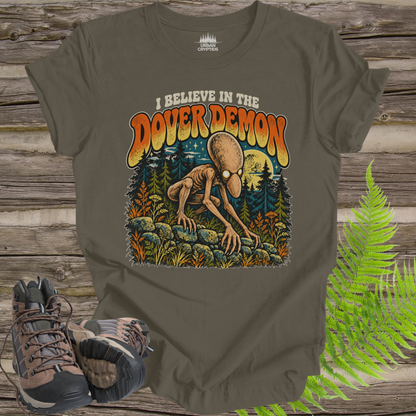 I Believe in the Dover Demon Retro Cryptid T-Shirt