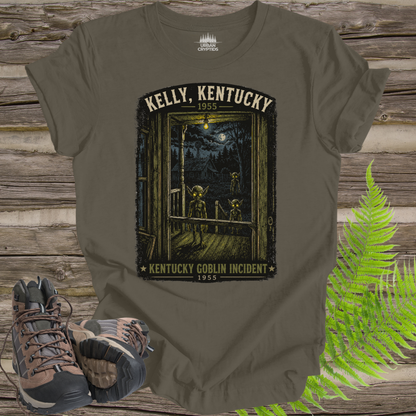 Kelly, Kentucky 1955 | Kentucky Goblin Incident Vintage Horror T-Shirt