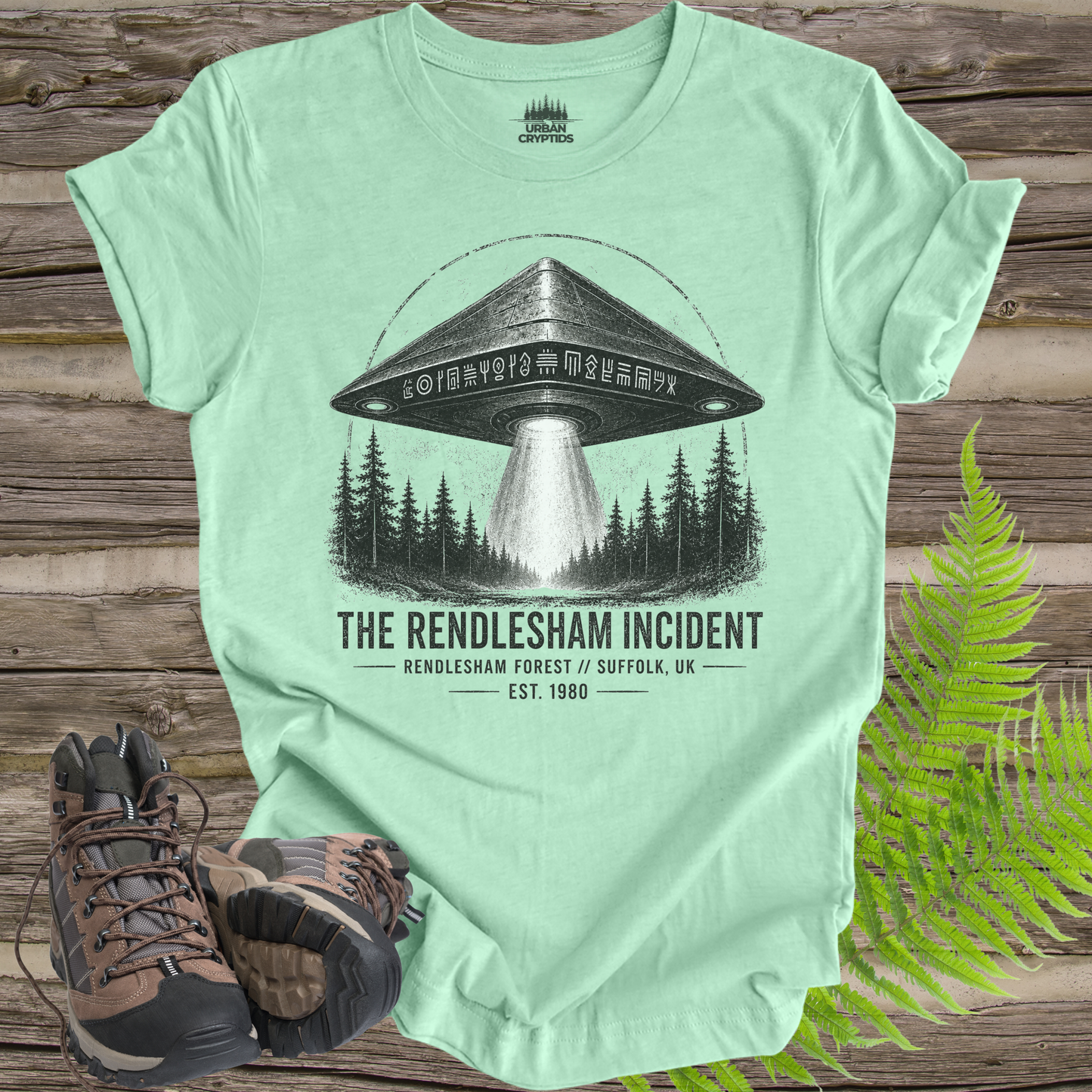 The Rendlesham Incident UFO T-Shirt – Suffolk Forest Encounter