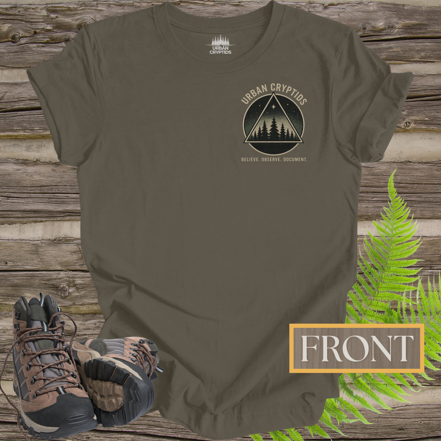 Ozark Howler Arkansas Expeditions T-Shirt | Ozark Mountains Cryptid Back Print Tee