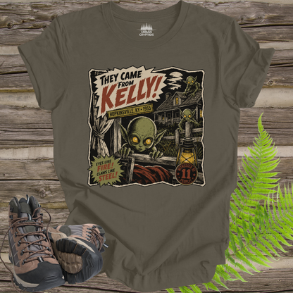 They Came From Kelly! | Vintage 1955 Hopkinsville Goblin Horror Comic T-Shirt