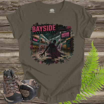 Bayside Marketplace Glitch | Miami, FL Analog Horror T-Shirt
