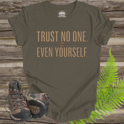Trust No One. Even Yourself. T-Shirt | Paranoid Vintage Graphic Tee – Urban Cryptids