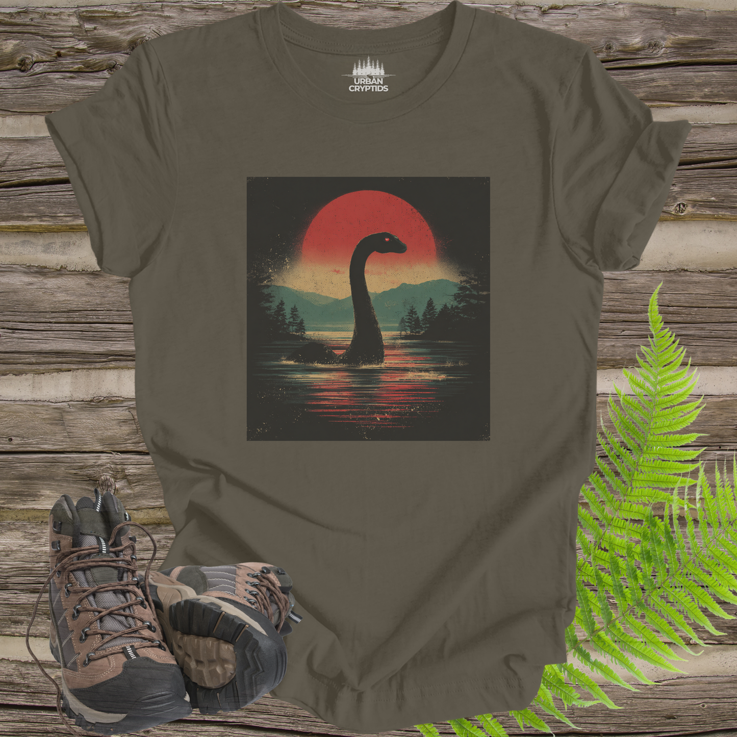 Vintage Loch Ness Monster Poster Tee – Retro Cryptid Lake Ness T-Shirt