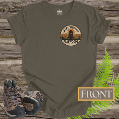 Take Me Home Flatwoods | West Virginia Flatwoods Monster Front & Back T-Shirt
