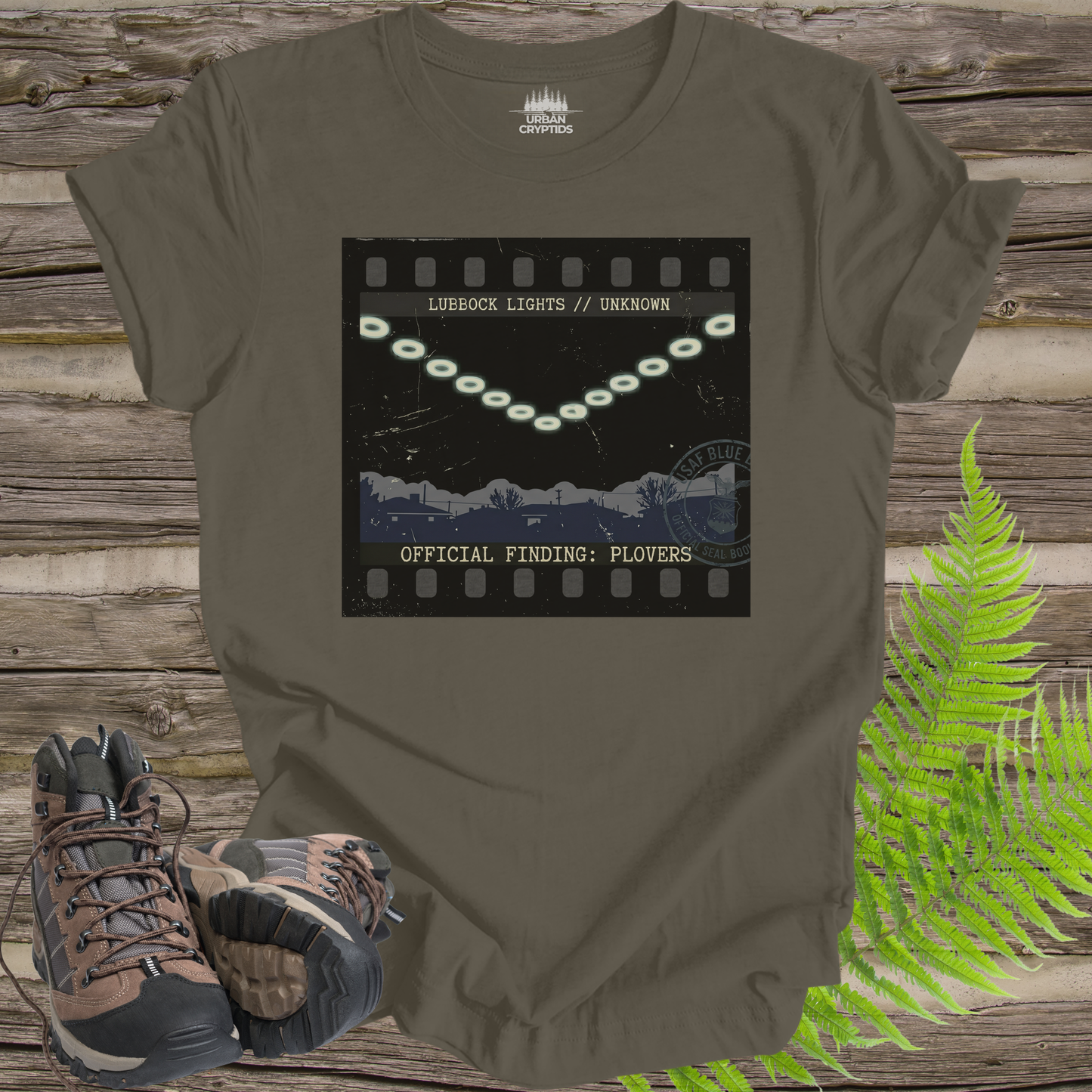 Lubbock Lights 1951 | Project Blue Book UFO Case File T-Shirt