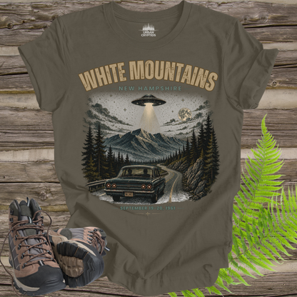 White Mountains UFO Encounter Shirt | Betty & Barney Hill 1961 Vintage Tee