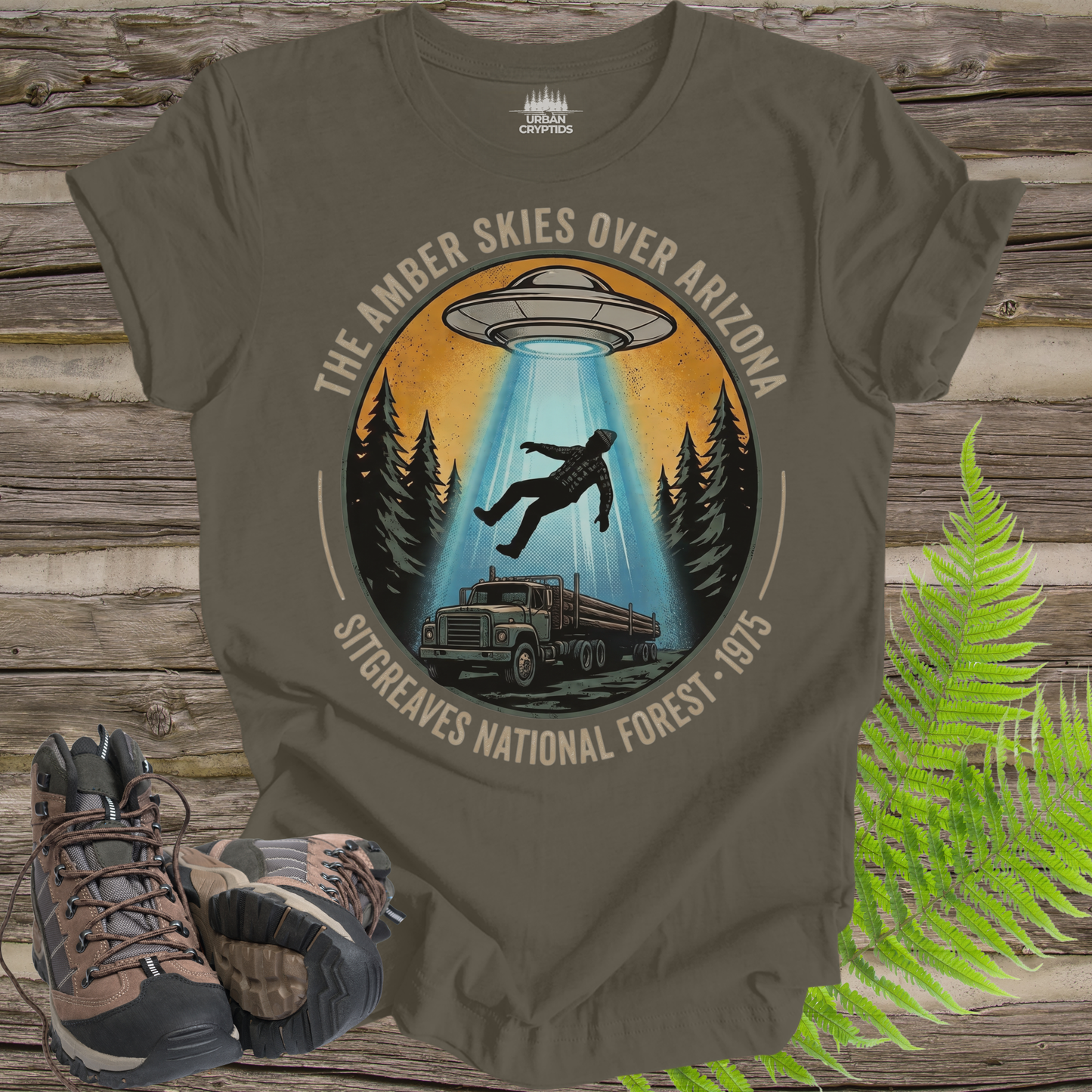 Arizona UFO Abduction T-Shirt – Sitgreaves National Forest Alien Encounter Tee