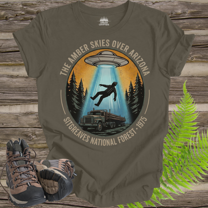 Arizona UFO Abduction T-Shirt – Sitgreaves National Forest Alien Encounter Tee