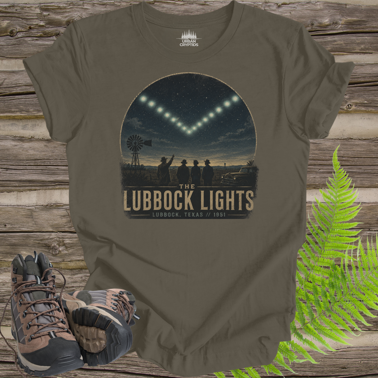The Lubbock Lights | Vintage UFO Sighting T-Shirt