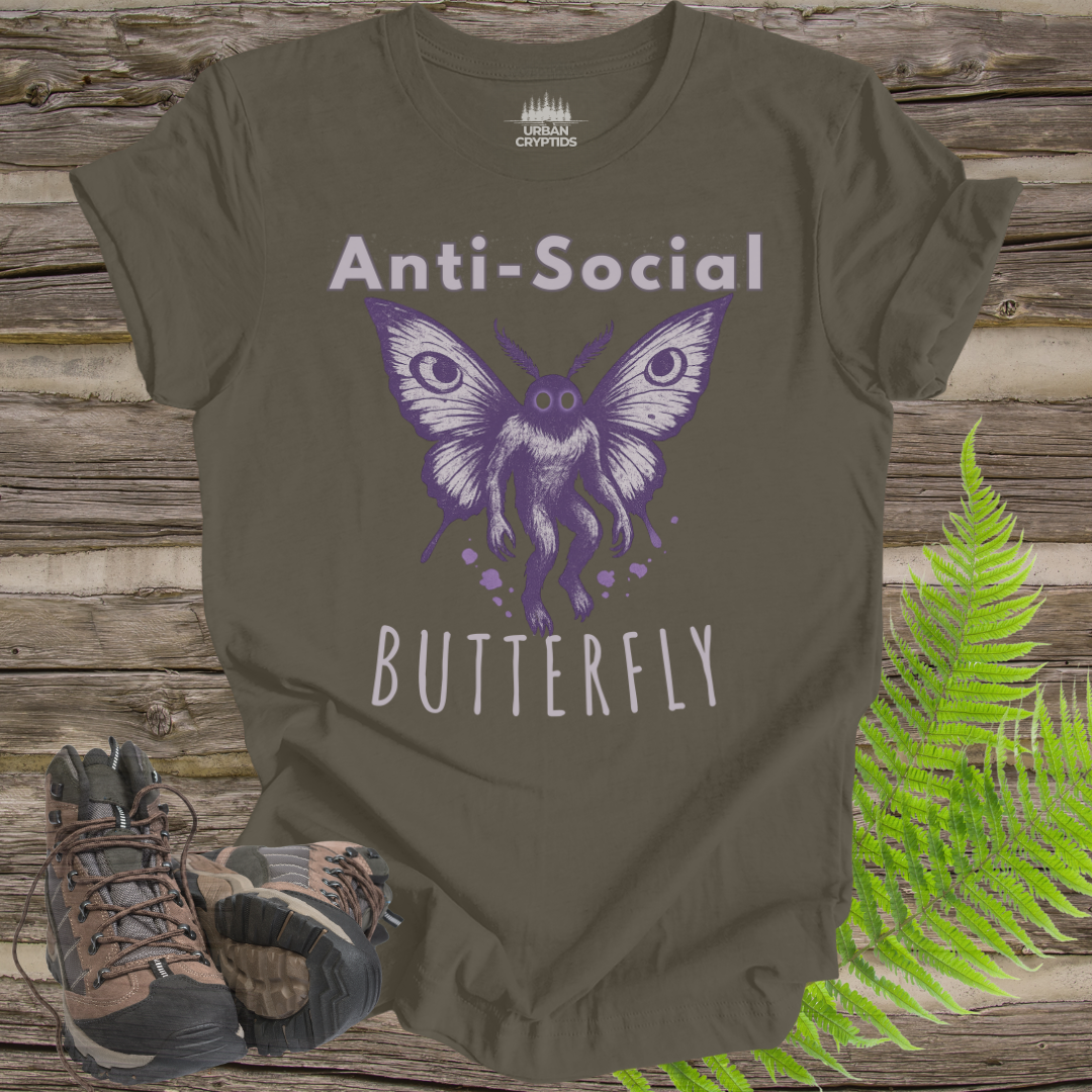 Anti-Social Butterfly Mothman Tee