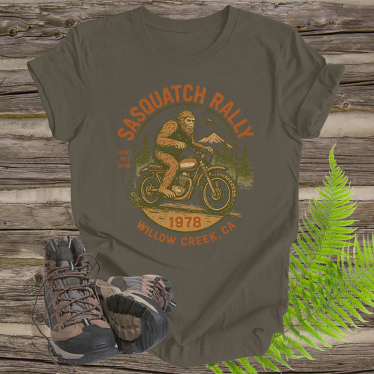 Sasquatch Rally Vintage Bigfoot T-Shirt – Willow Creek, CA