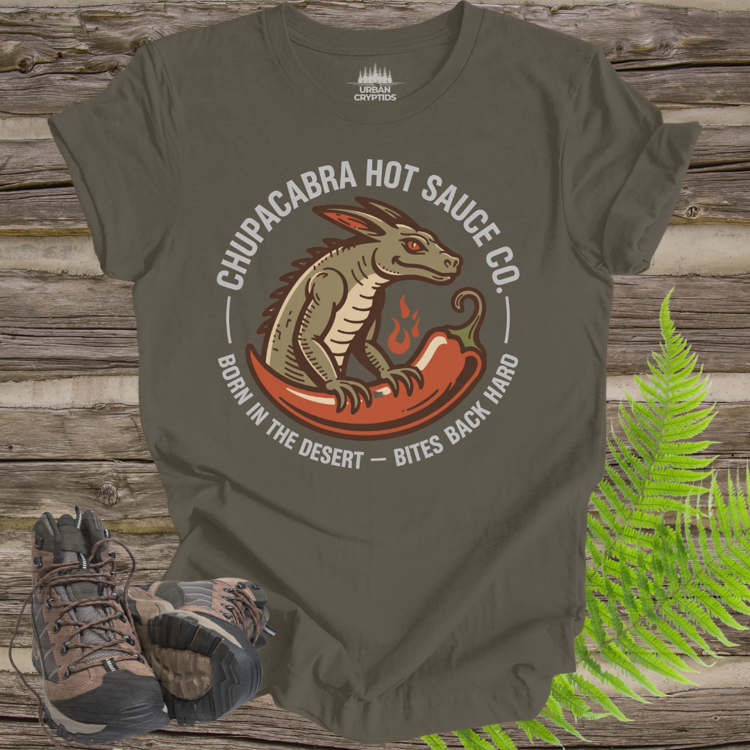 Chupacabra Hot Sauce Co. Tee – Born in the Desert, Bites Back Hard