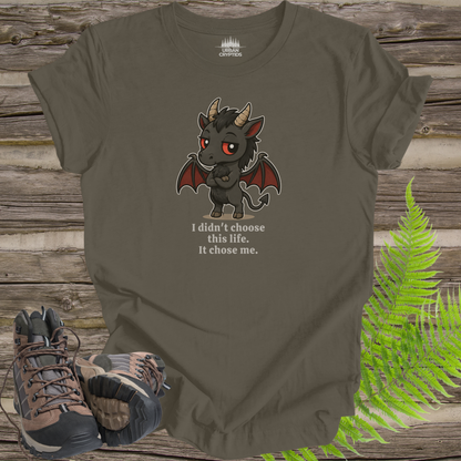 I Didn't Choose This Life | Cute Chibi Jersey Devil T-Shirt
