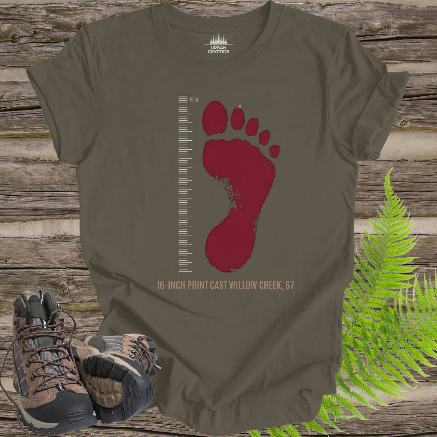 Willow Creek Bigfoot Museum T-Shirt – California Bigfoot Capital Footprint Tee