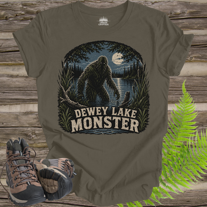 Dewey Lake Monster T-Shirt – Michigan Bigfoot Cryptid Shirt