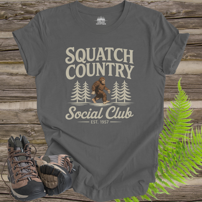 Squatch Country Social Club – Funny Bigfoot Shirt