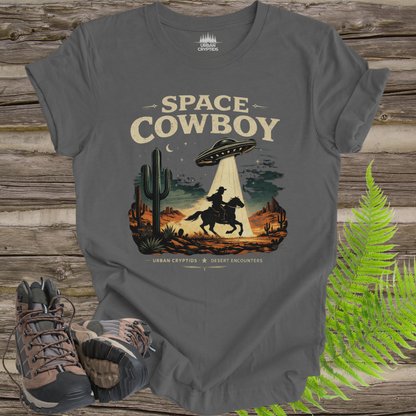 Space Cowboy Shirt – UFO Desert Western Graphic Tee