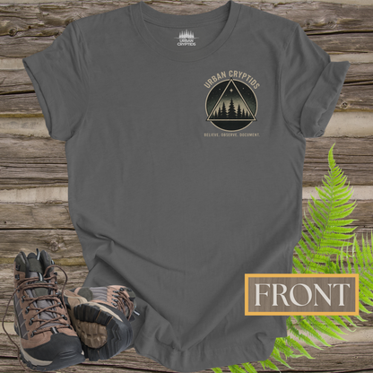 Ozark Howler Arkansas Expeditions T-Shirt | Ozark Mountains Cryptid Back Print Tee