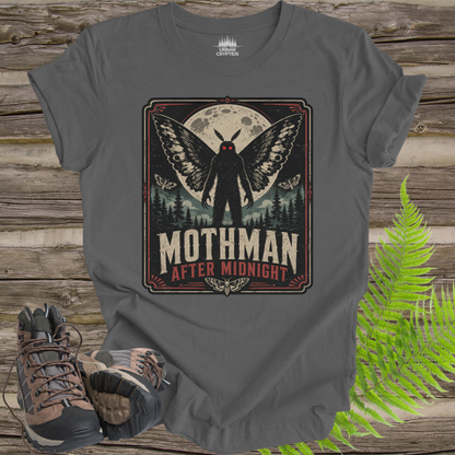 Mothman After Midnight T-Shirt – Vintage Point Pleasant Cryptid Tee