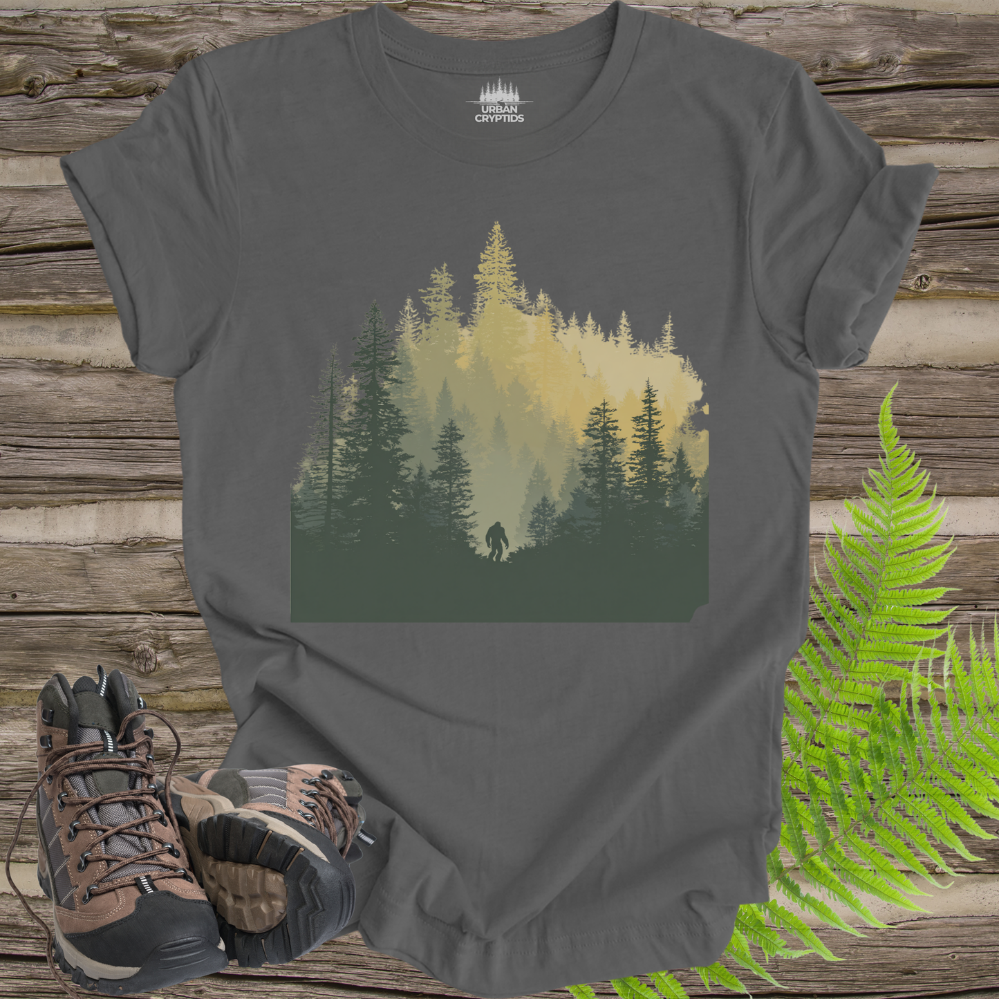 Wildman Chronicles: Into the Mist | Ape Canyon 1924 Bigfoot T-Shirt